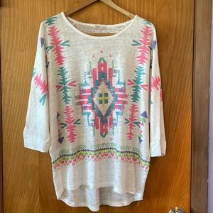 Tea n Rose Tribal Top